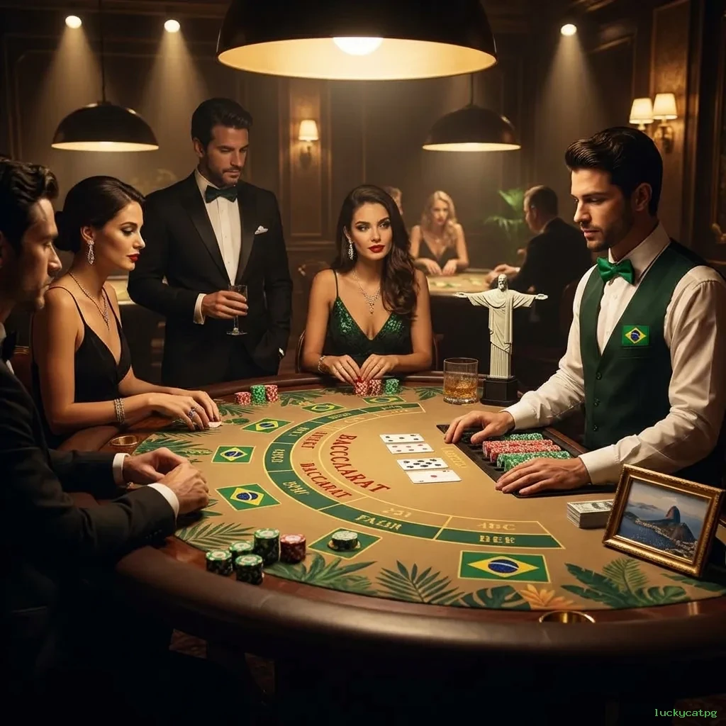 Cassino ao vivo da luckycatpg com dealers reais